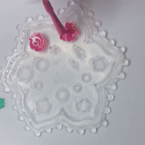 Art Frame & Mandala Dotting Silica Mould Nail Art DIY Decal Design