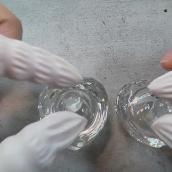 Glass Cup for Liquid Powder Dapen Dish Bowl