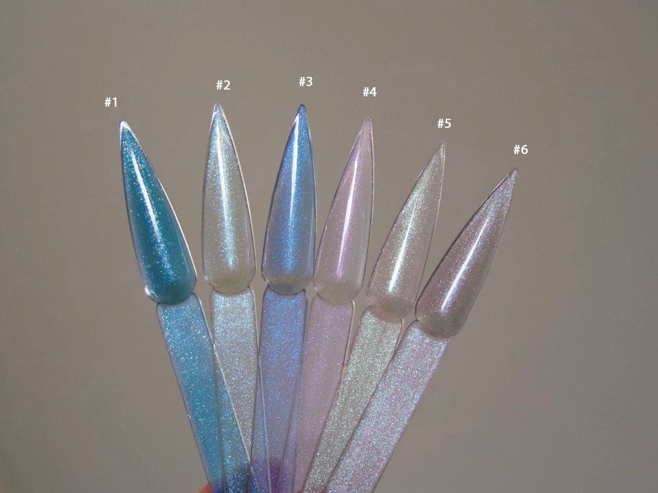 15ml Pearlescent Ultrafine Glitter Aurora Unicorn Nail Gel Polish