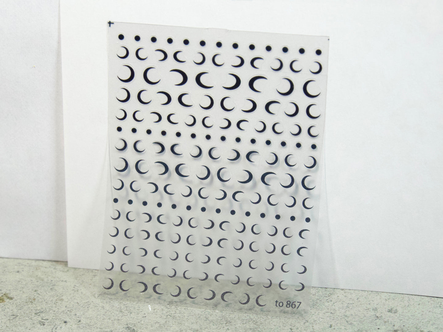 New Moon Nail art Stickers