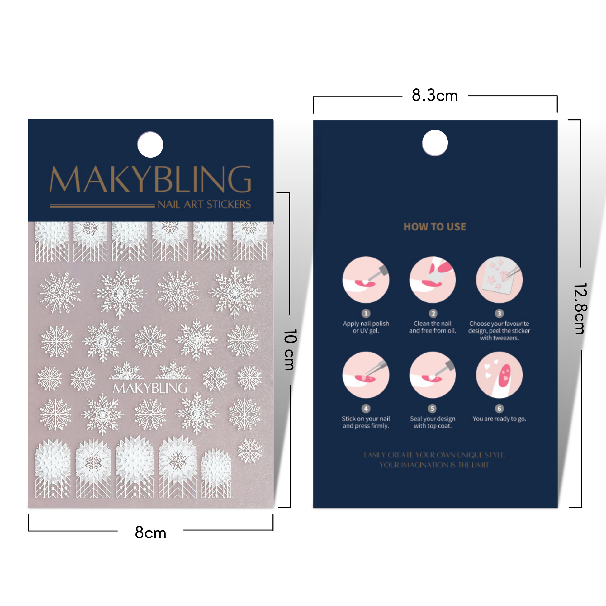 Bubbles nail sticker – MakyNailSupply