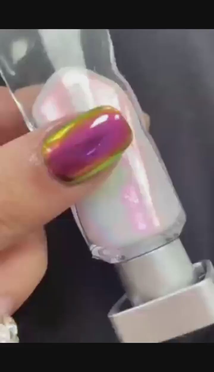 5g Chrome Liquid Powder Nail Tint/ Air Dry Mirror Chameleon Pigment with Metallic Finish/ Pigment Glitter Manicure Pedicure Supply