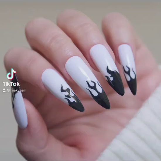 Flame Nail Art Stickers