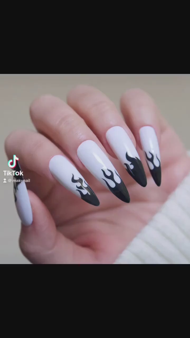Flame Nail Art Stickers