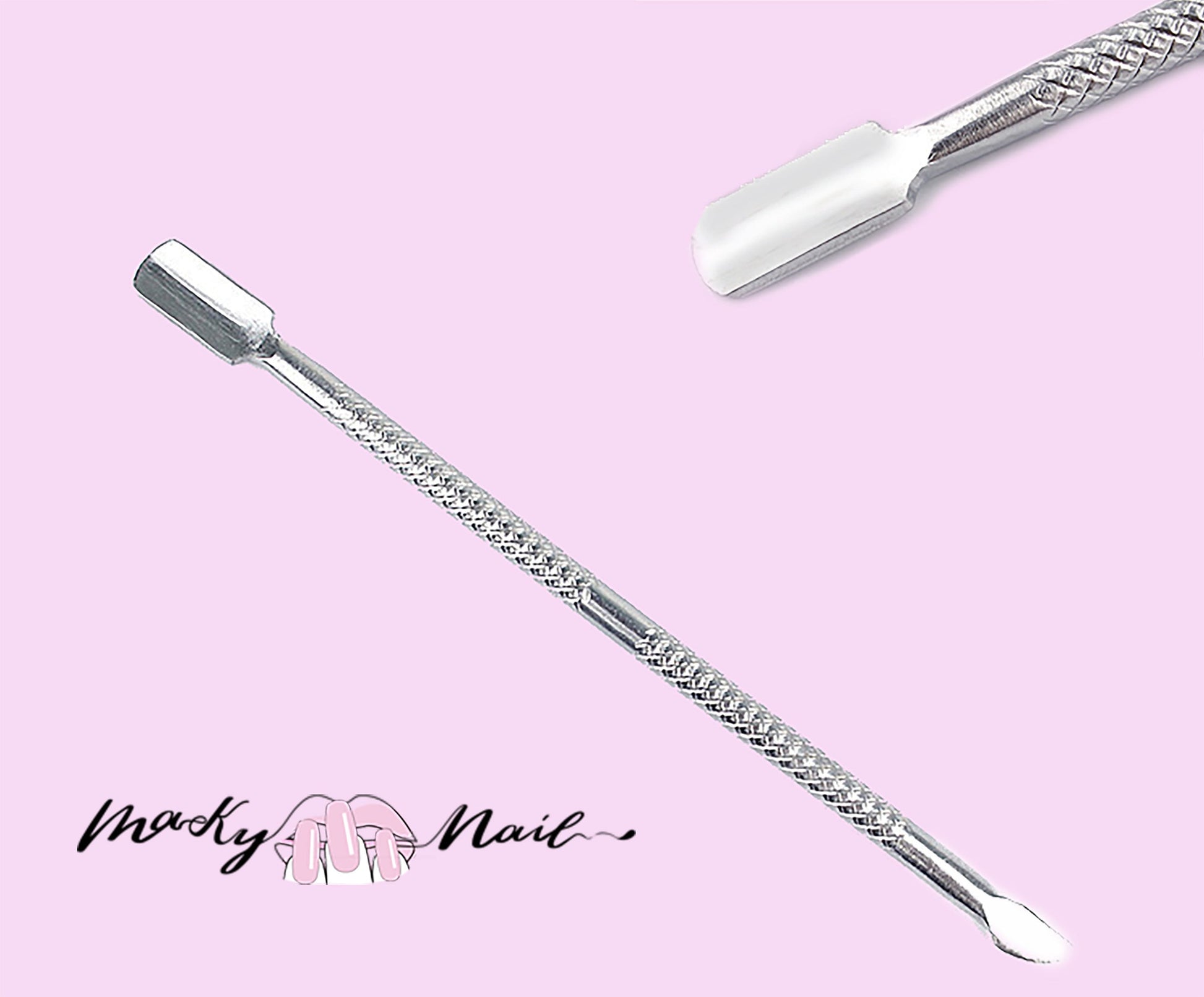 MUST have 1pc Stainless Steel Cuticle Remover/ Double Sided Finger Dead Skin Push/ Nail Cuticle Pusher Manicure Care Tool Scraper
