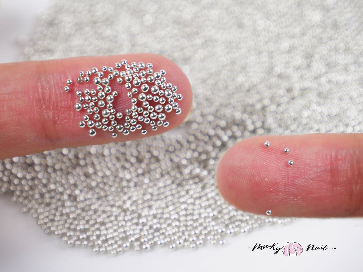 Metallic Caviar beads/ Silver Gold nail micro beads