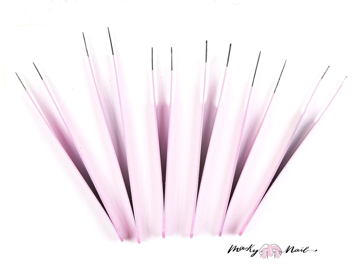 6 pcs Pink Tweezers Set/ Anti-Static Steel Tweezers Set for Craft, Jewelry, Electronics, Nail art tool supply/ Dotting tool