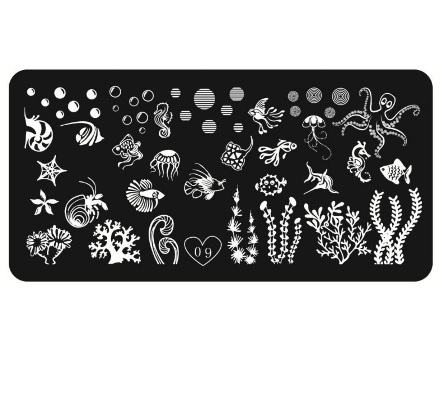 Ocean theme and ginger house Nail Art Stamping Image Plates/ Christmas Stamping Image Plates Manicure Nail Designs DIY