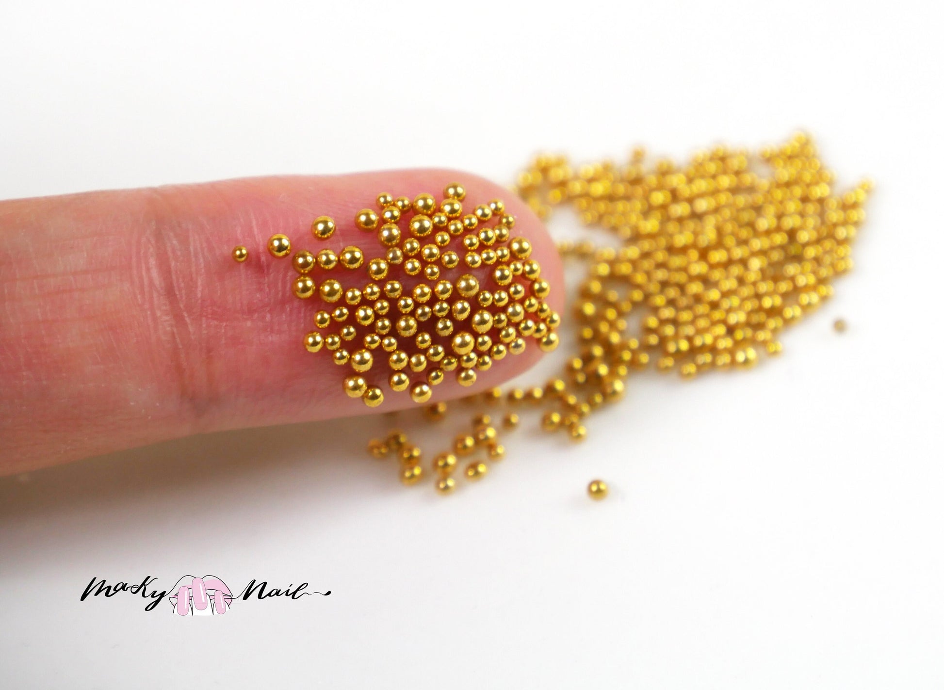 Metallic Caviar beads/ Silver Gold nail micro beads