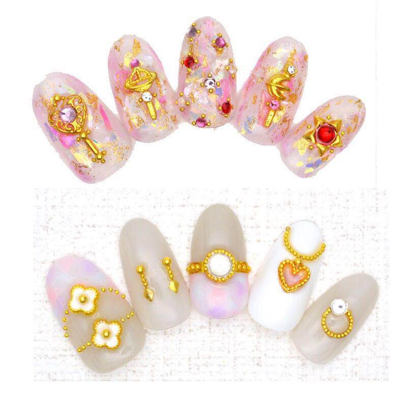 Mixed Caviar beads/ Silver Gold nail micro-beads