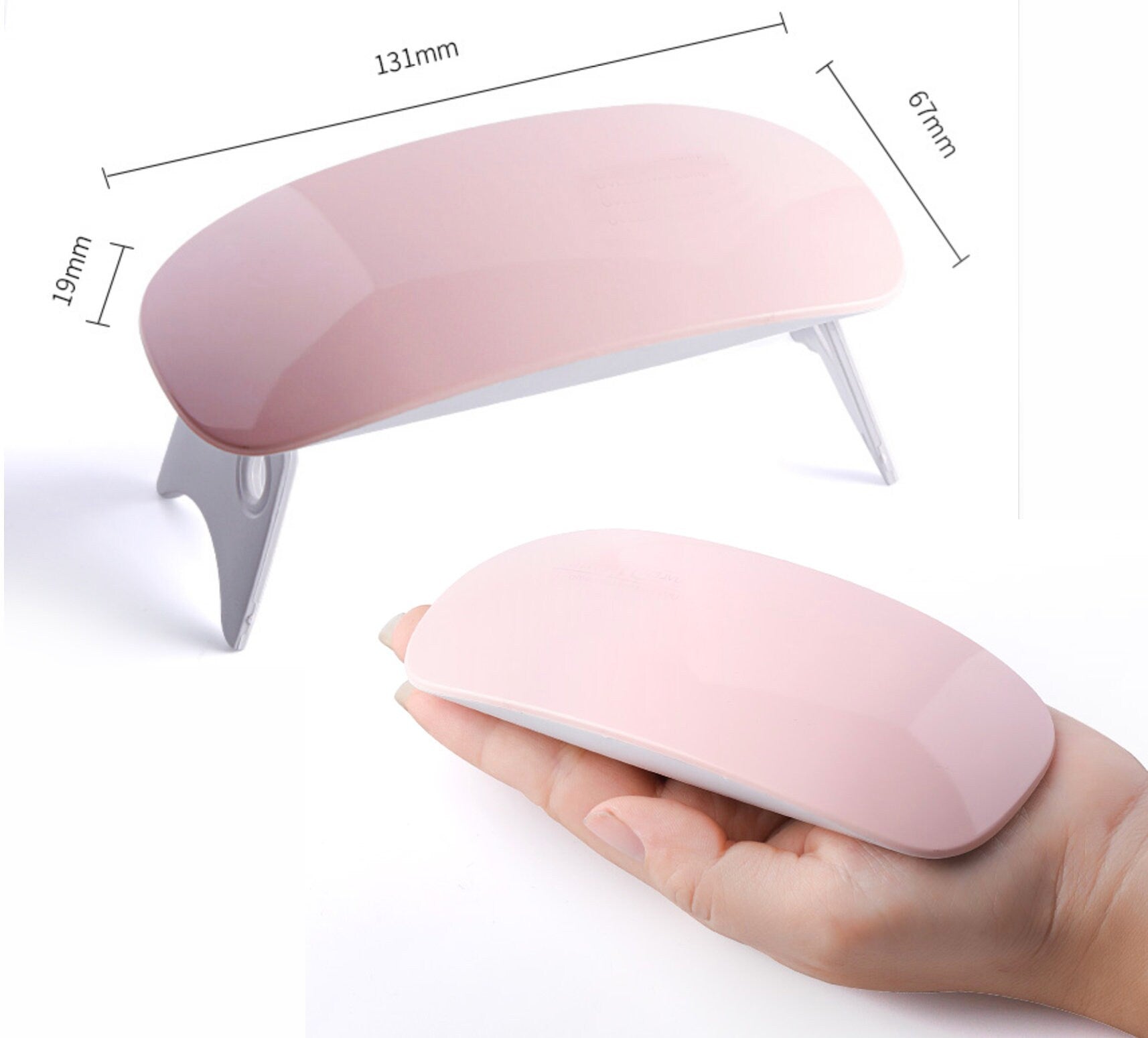 6w UV LED Lamp Nail Dryer Portable USB Cable/ Led Nail Lamp 40s 60s Gel Nail Dryer Home manicure diy light/ uv gel crafts