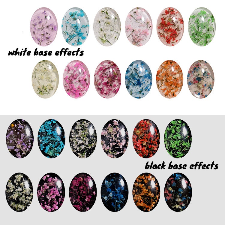 8ml Fairy tale UV gel for nail art filled with real Queen Anne's Lace flower clear gel/ Flower glitter UV resin crafts supply/nails UV gel