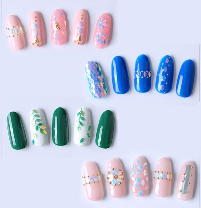 12 jars Nail art Tear Drop Flakes 3D DIY Tear-Drop Petal Sequins/ Bling bling tear drop glitter flakes for nail design and craft making
