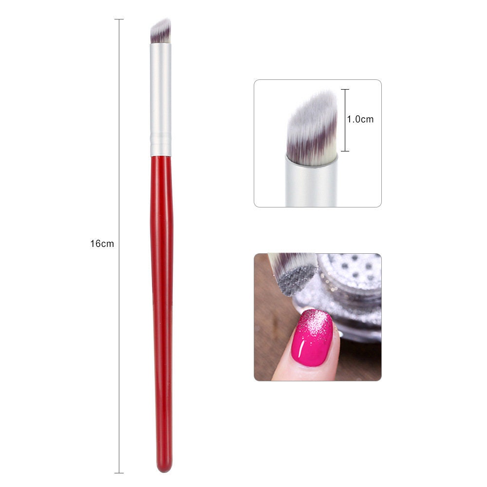Mink hair Nail Art Brush Gradient Drawing Painting Ombre Pen/Angled Dotting Dizzy Dye Pen/ Ombre nail brush
