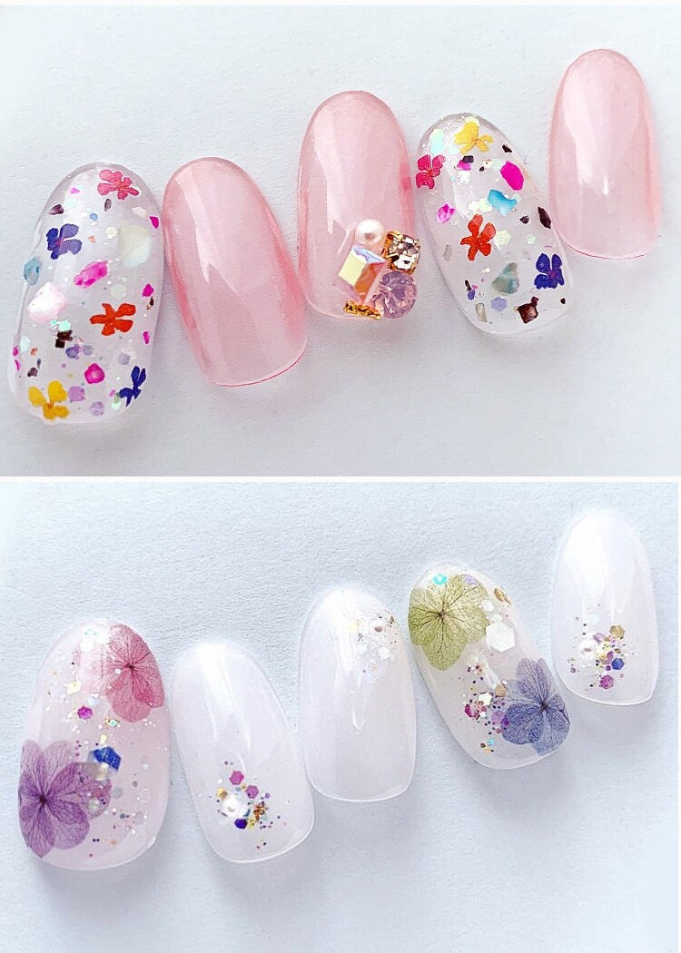 Hydrangea flower Nail Art Sticker/ Emulational flower DIY Tips Guides Transfer Stickers/peel off hydrangea Sticker/ flower manicure stencil