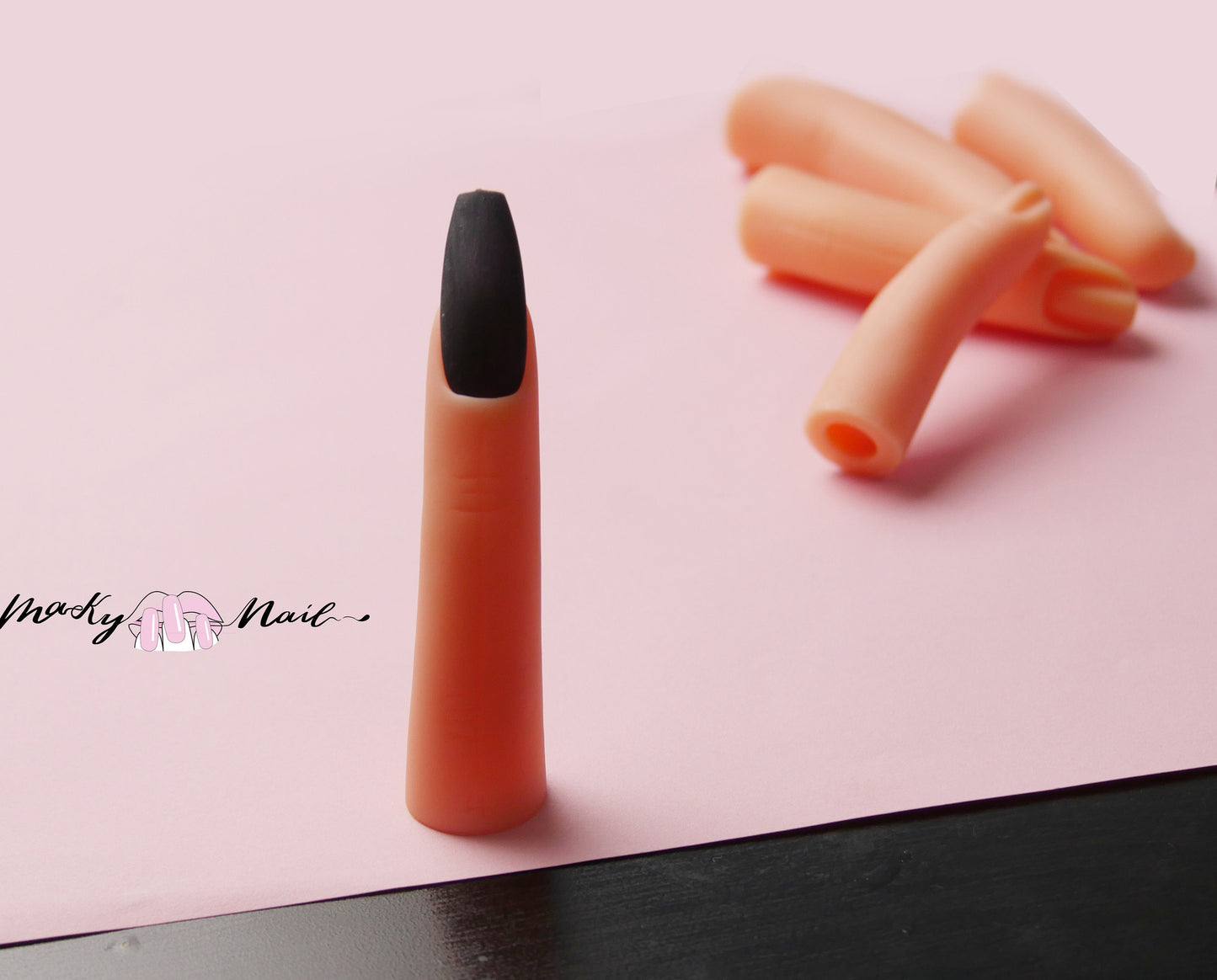5 pcs False Nail Fingers/ Emulational Fake Nail Art Model Practice Training Finger/ Press on nail manicure model