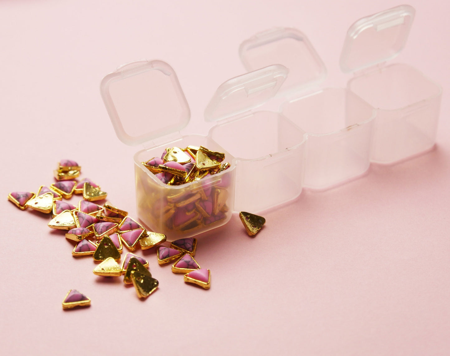 28/54 grids Empty Storage Box Strass Beads Rhinestone/Studs Decals container box/Nail Jewelry Display Removable Container Case