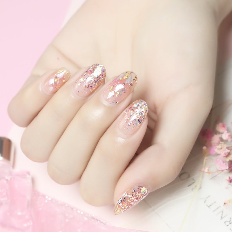 8 color Halo hexagon Mixed size Glitter/ Nail Flakes 3D DIY laser Sequins/Mermaid silver hexagon starry sky glitter flakes for nail gel
