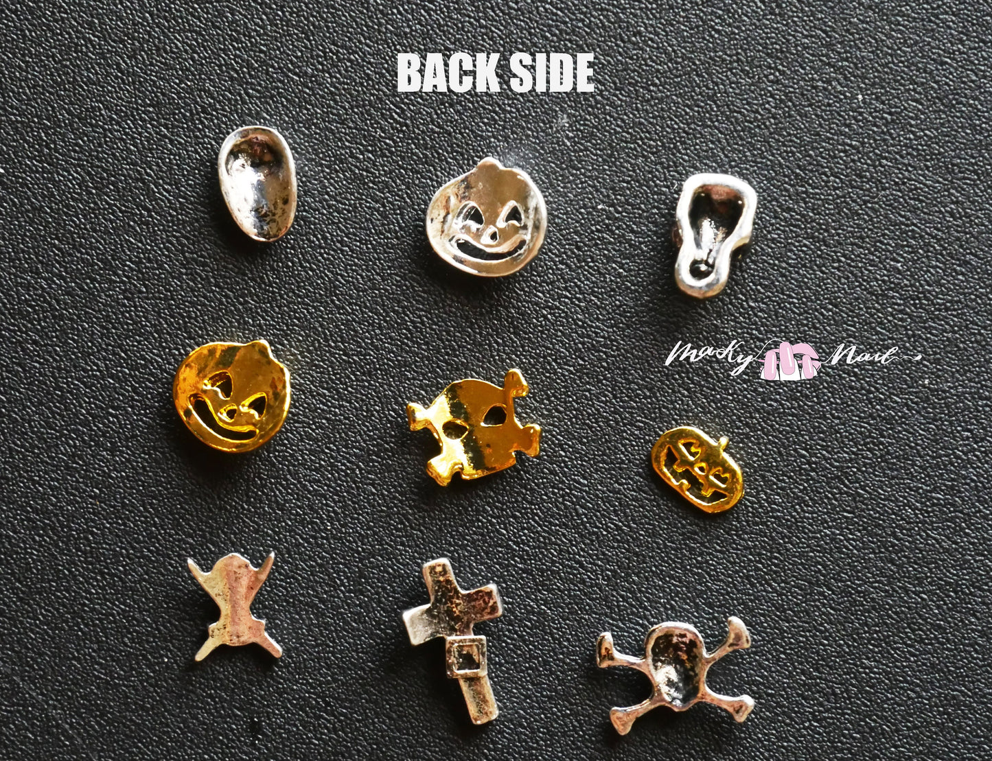 Halloween 3D Punk nail decoration/ Haunt darkness Skull Nail DIY/ Pumpkin Cross Witch nail style Holiday nail art charm