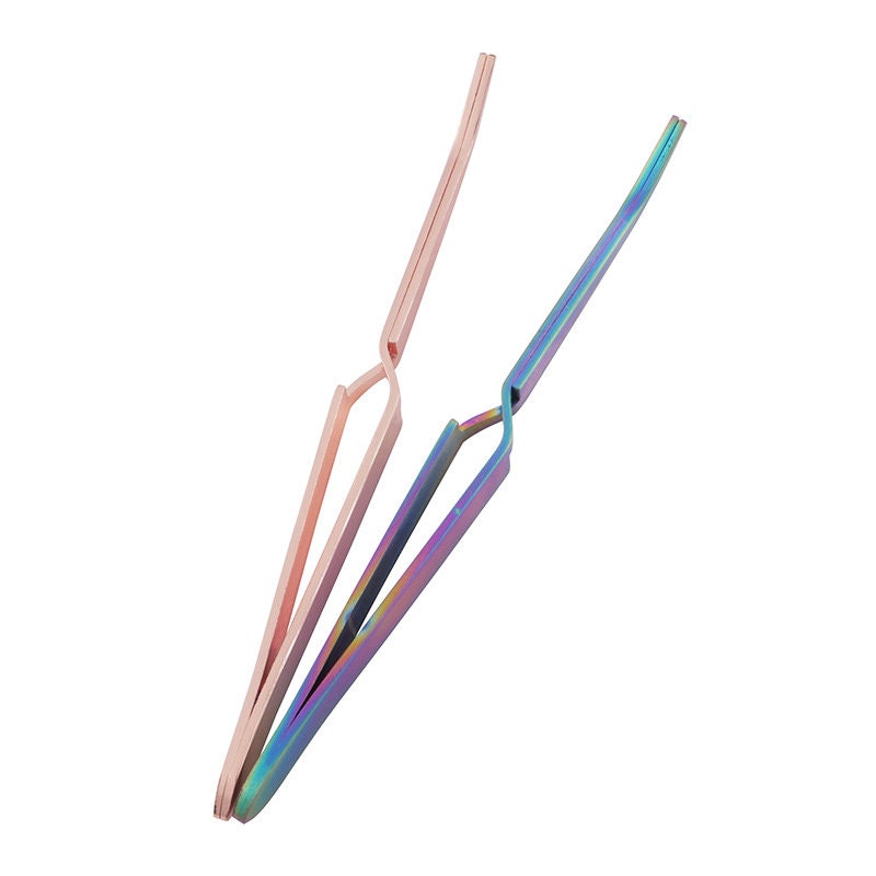 Stainless Steel Nail Pincher Pinching Clamp Tool/Nail Art Curve Tweezer Manicure Tool/Extension nail clip Tweezer Tool