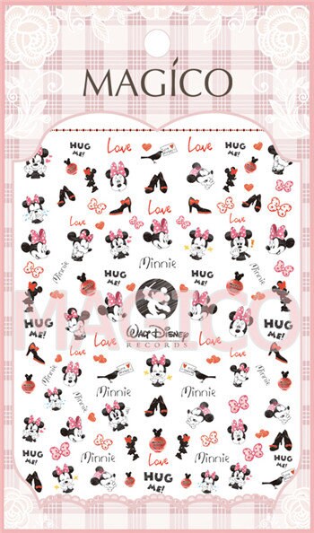 Mickey Mouse Minnie Mouse Nail Decals/Disney Theme nail sticker/Goofy 3D Nail Art Stickers Self Adhesive Decals/ Cartoon Miniature Appliques