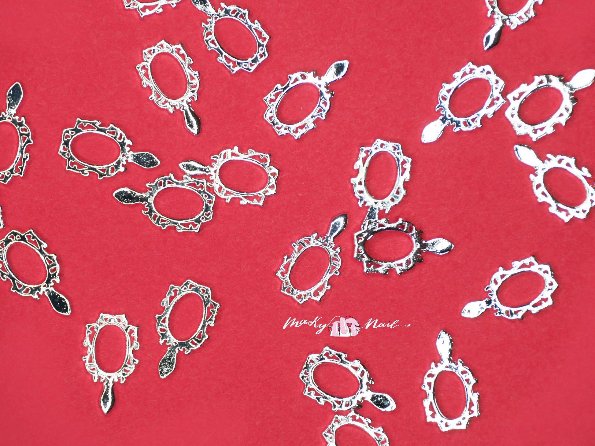 5 pcs 3D Antique nail decoration/ Gold Silver Nail DIY deco charm for nail gel nail polish design