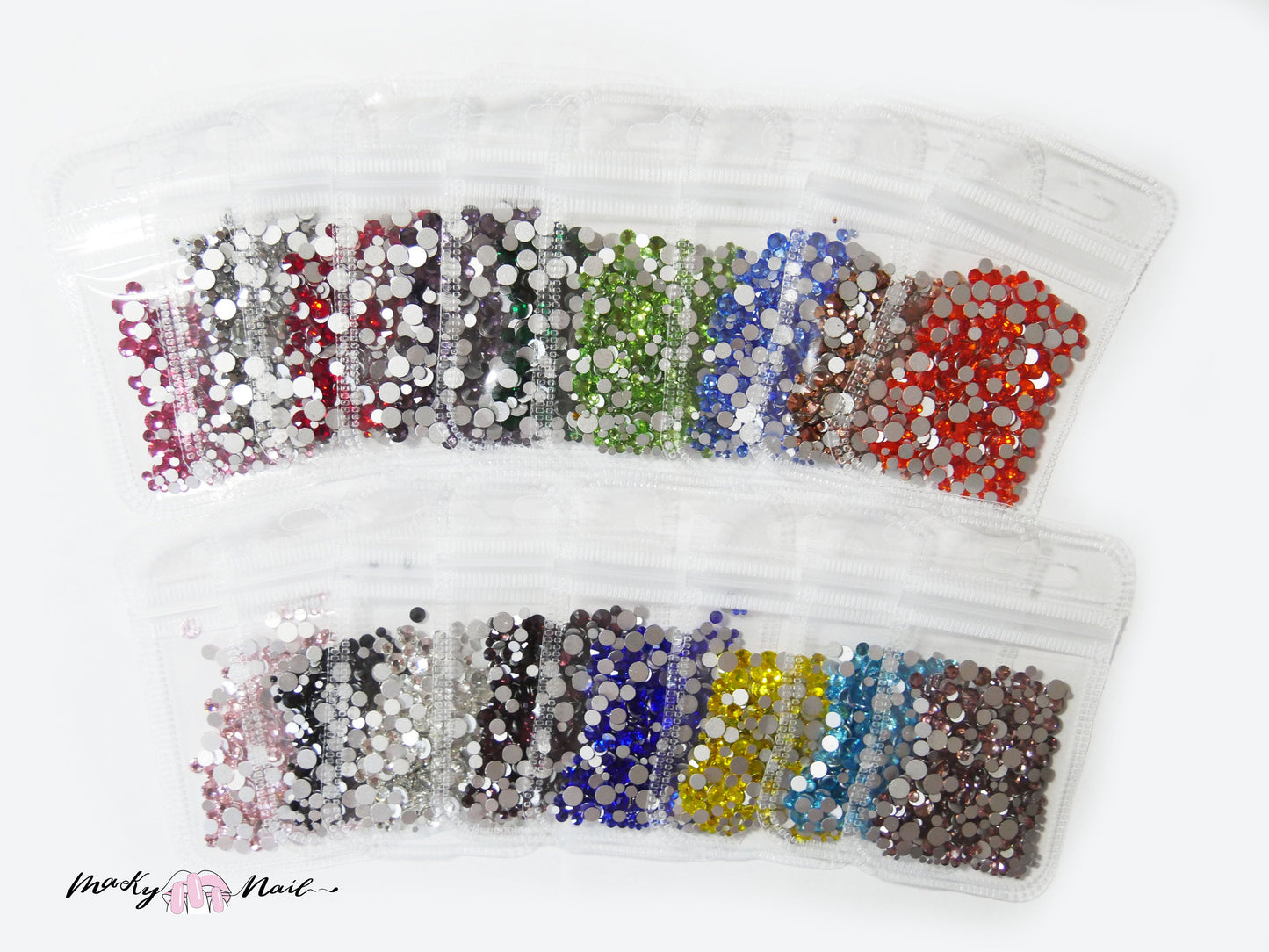 Glass Nail Rhinestones For Nails Art Decorations / Multi size mixed nail art decal/ Decoration 3D Gems Stud Charm Rhinestones/Jewelry crafts