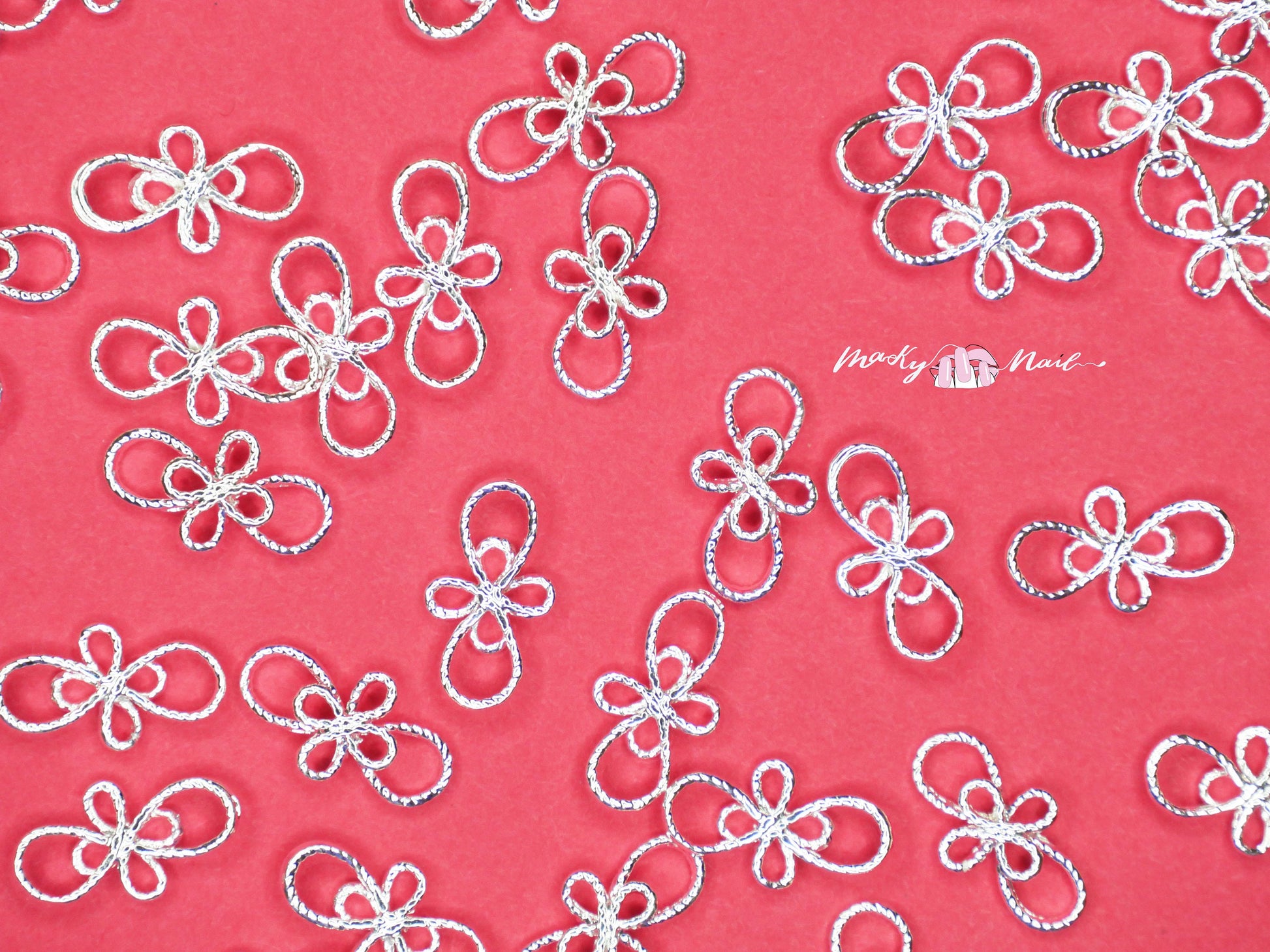 5 pcs 3D Antique nail decoration/ Gold Silver Nail DIY deco charm for nail gel nail polish design