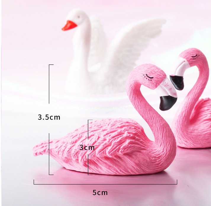 Flamingo Swan Nail Display Stand Holder / IG Nail Art Practice Holder/ Pink White Showing Manicure DIY Tools Photo Shooting Display