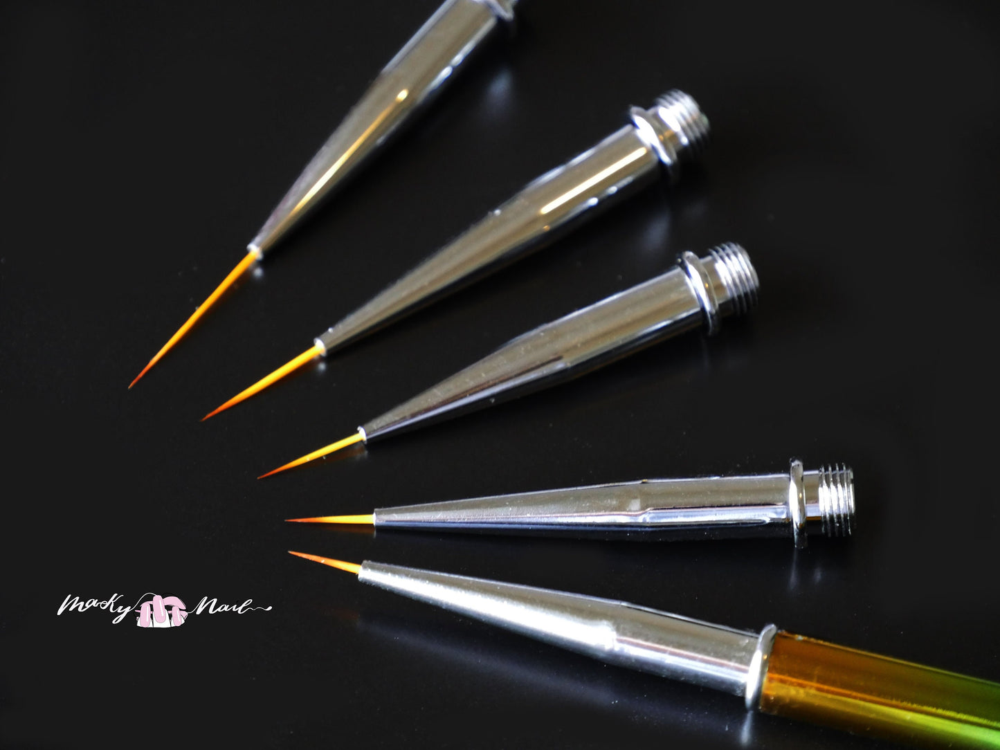 Nail Detailing Brush/ Chameleon Electroplate Brush Set for Detailing Striping Nail Art Brushes, liner brush, Painting Brushes set