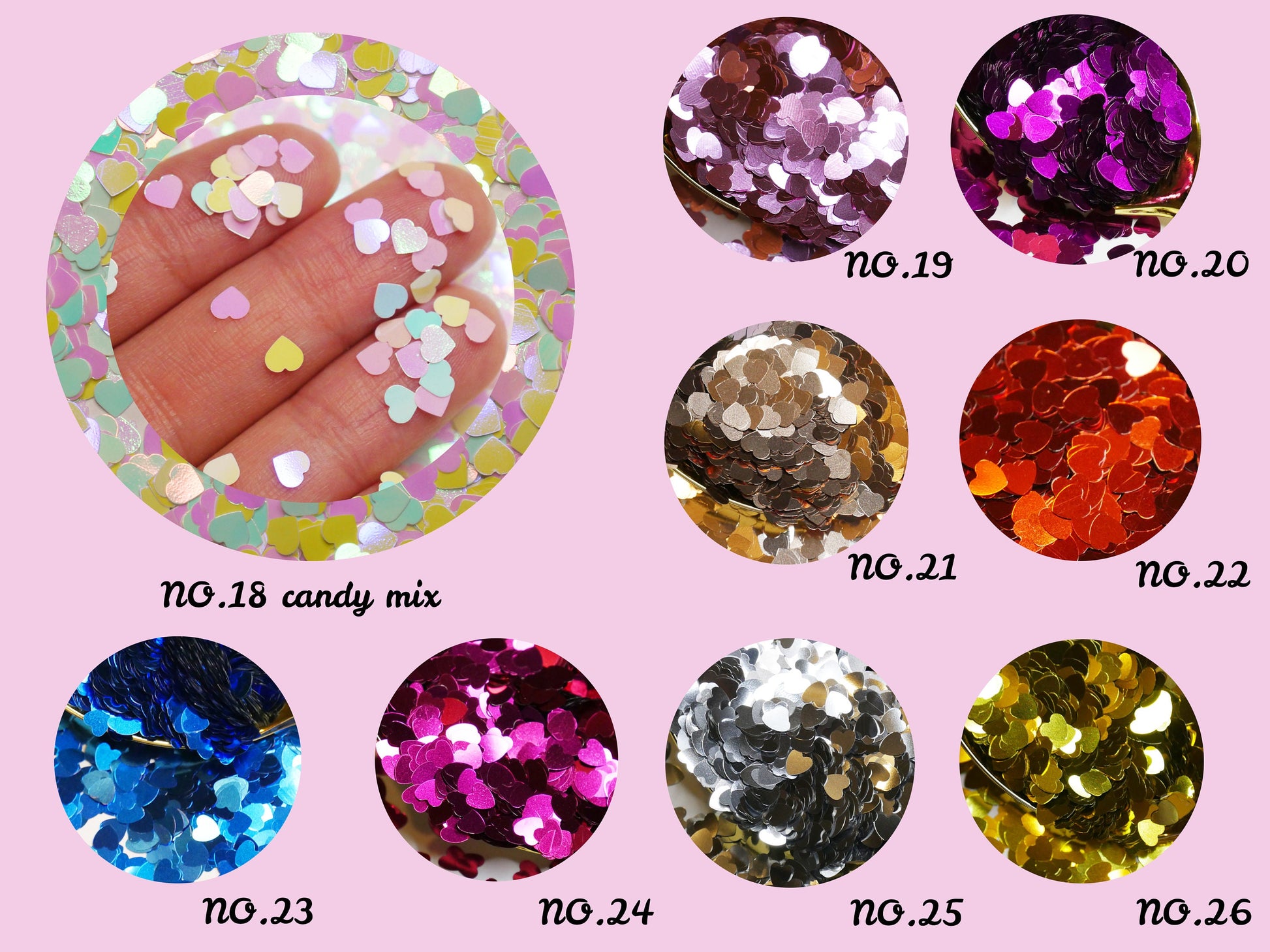 3g Heart Flakes 3D DIY laser Petal Sequins/ Heart shaped glitter flakes for nail design handmade crafts/ Confetti halo glitter sequins
