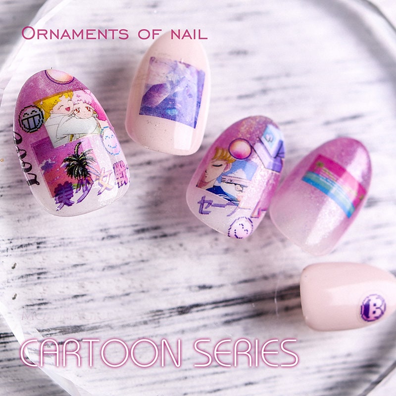 80's Sailor Moon Nail Sticker