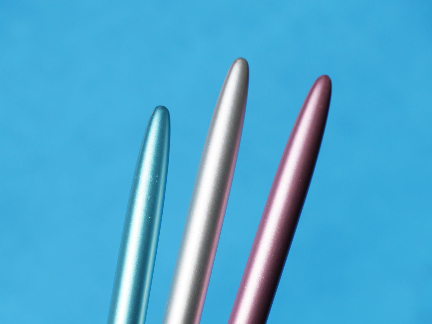 3 pcs Metallic Nail Brush Set for Detailing Striping Nail Art Brushes, liner brush, Painting Brushes set/ Lining paint brushes Nail Stripe