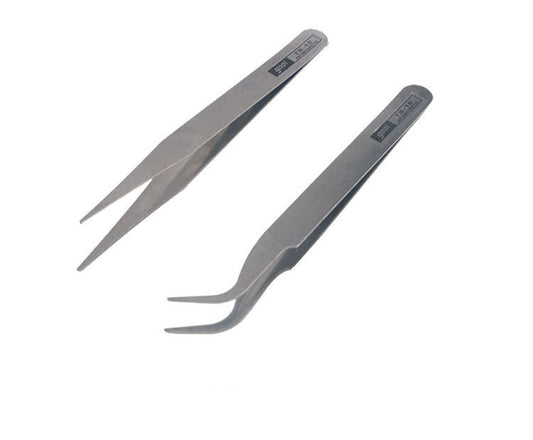 On sale! Silver Tweezer Anti-Static Steel Tweezers for Craft, Jewelry, Nail art tool supply/DIY tool