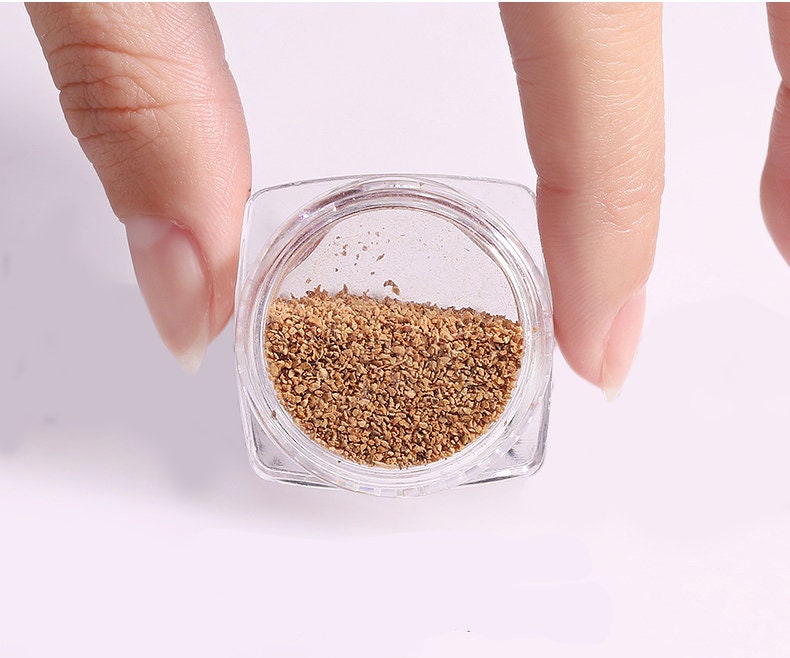 3 pcs Nail Sawdust Powder Combination DIY Resin Craft Supply Wood Cork Powder Nail Art Decorative Decal
