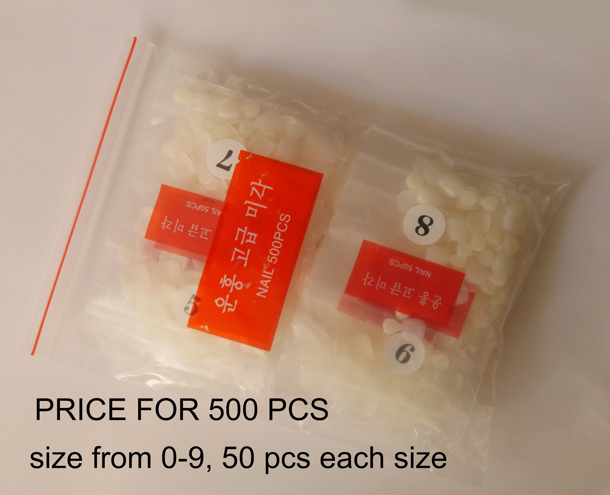 500 pcs Toenail Full Cover Square False Fake Nails Tips Manicure nail well tips/ Natural full Acrylic UV Gel Pedicure Nail Tips