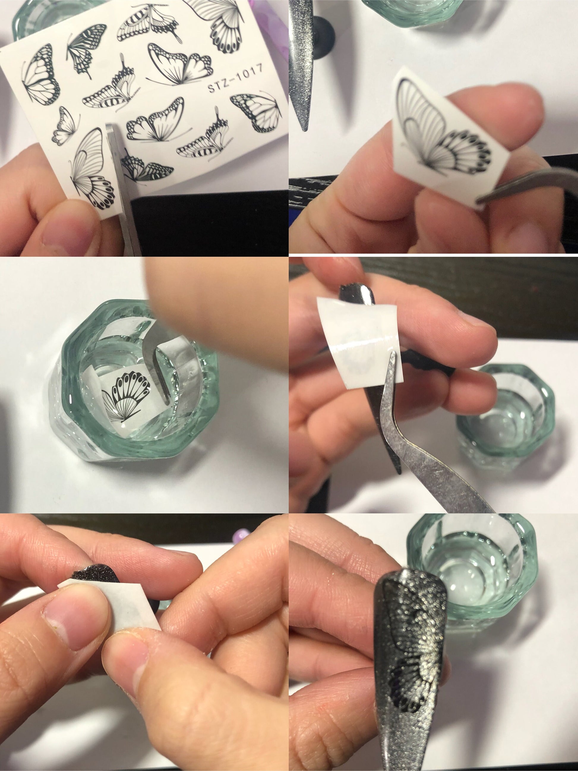 Sexy Girl Body Water Transfer Decals Nail Art Stickers