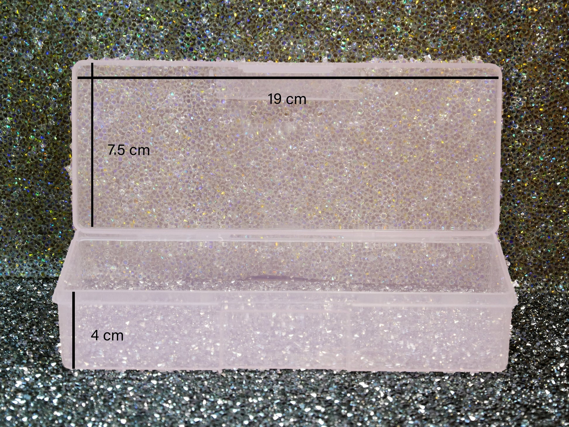 Pink Nail Brush Container Box/ Multifunctional Translucent PVC Pencil Case Plastic Pen Brush Box Stationery Supplies