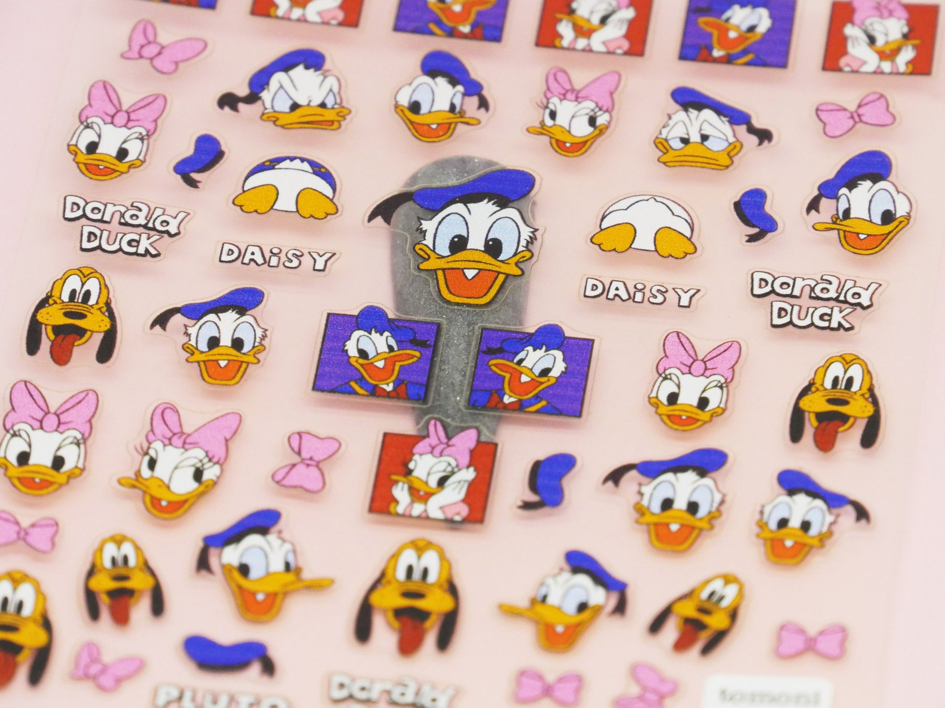 Disney] Deco Sparkly Stickers - Donald & Daisy Duck - Arts & Crafts Korea