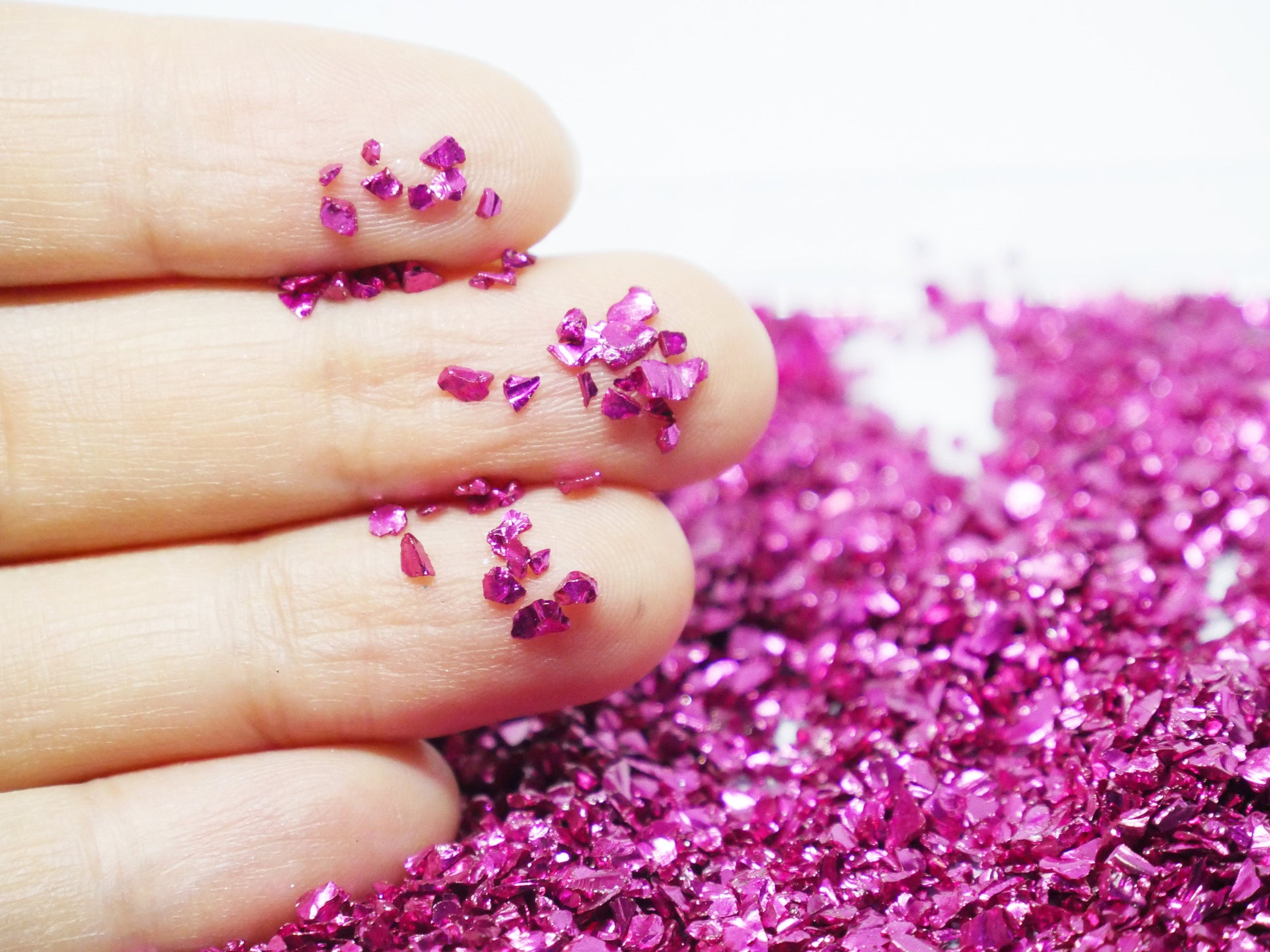 10g Metallic Broken Glass Irregular Stones for nail art/ Metallic rocks