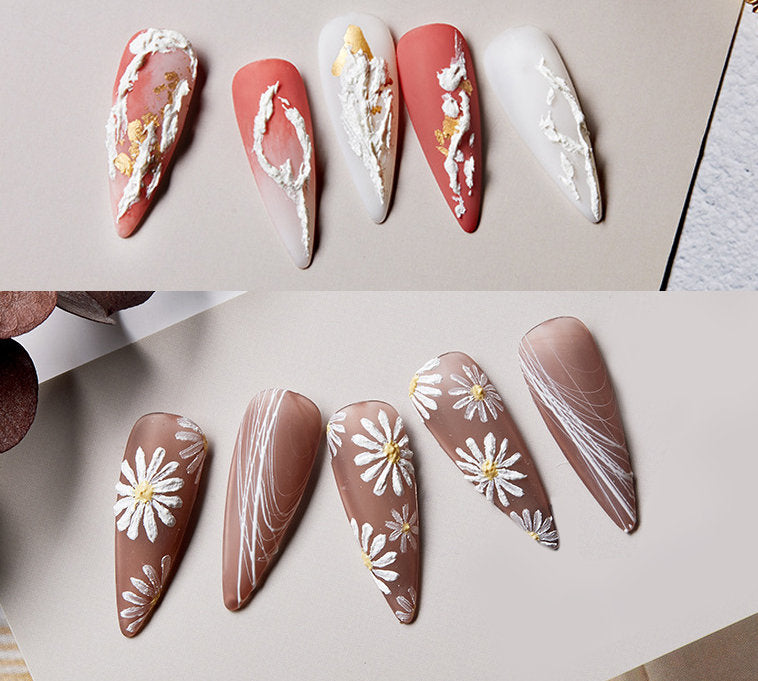 6g Gypsum Gel/ 3D Sand Effect Soak Off Nail Art Gel/ Lacquer Embossed Drawing Artistic Abstract Manicures Nail Design supplier