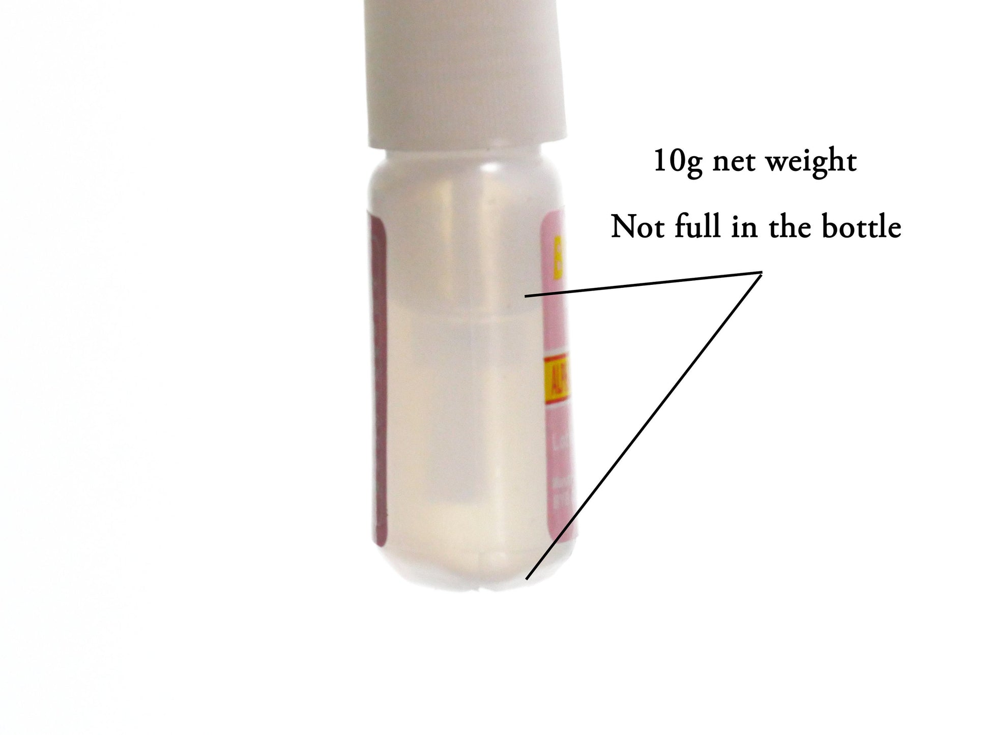 Fast Dry 10g Nail Glue with Brush Nail Bond Acrylic Glue Adhesive, Perfect for False Acrylic Nail Art, Glitter,Gems, Nail Tip Applications