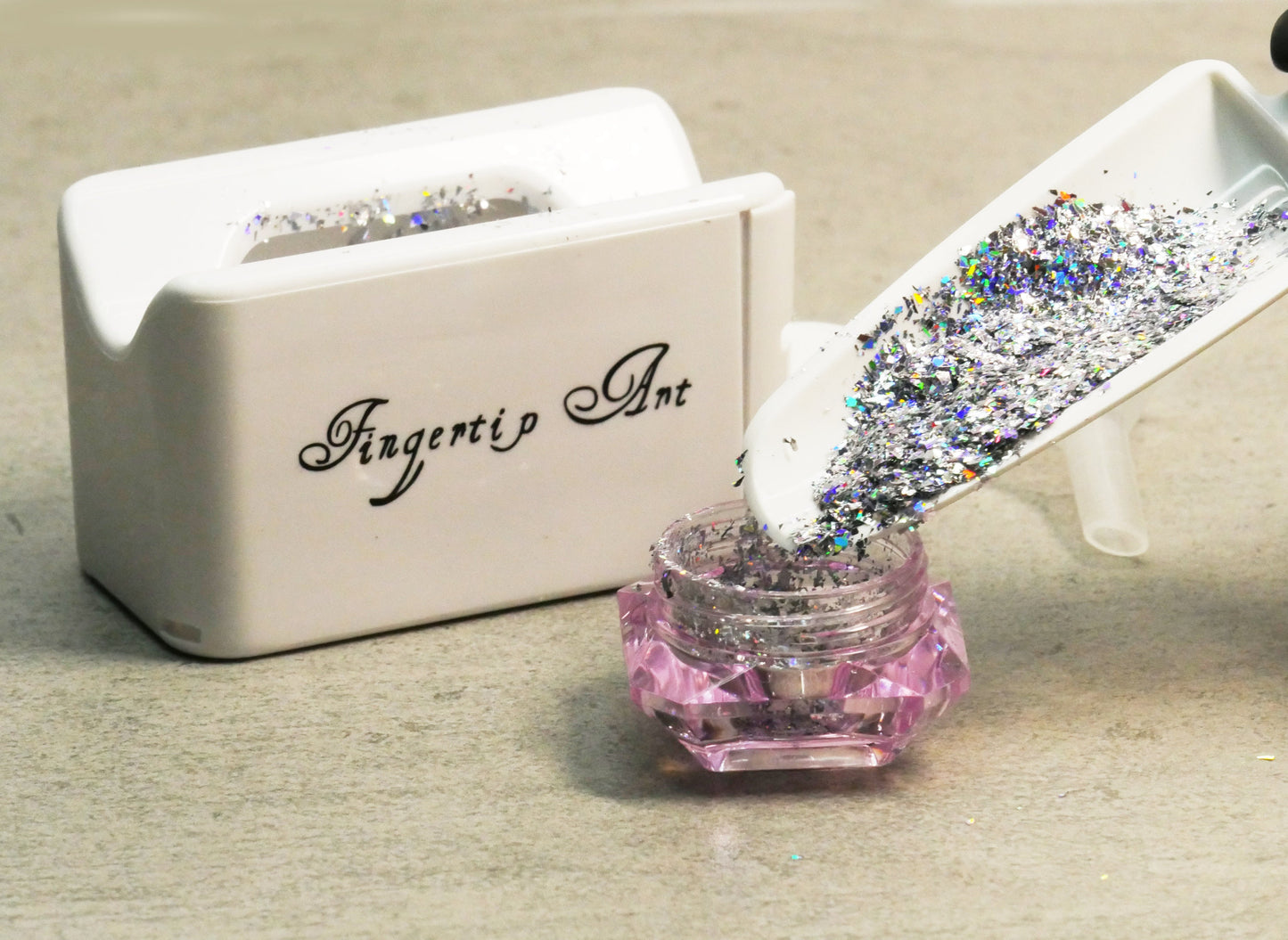 Dip Powder Recycling System Nail Supply Tool/ Nail Glitter Crystal Beads Recycle Box/ Manicure Tray