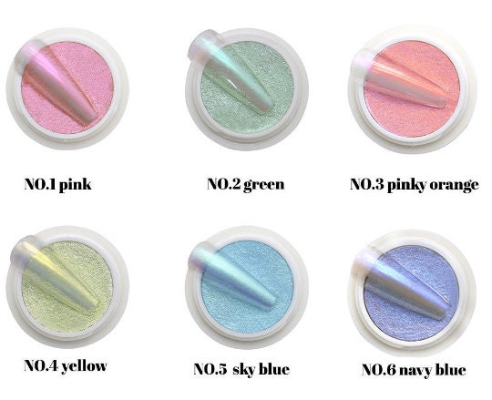 Polar Lights Chameleon Laser shimmer glitter/Aurora Pearly Mermaid 3D Glitter Nail Powder/ Shiny Glitters Nail holographic nail Pigment