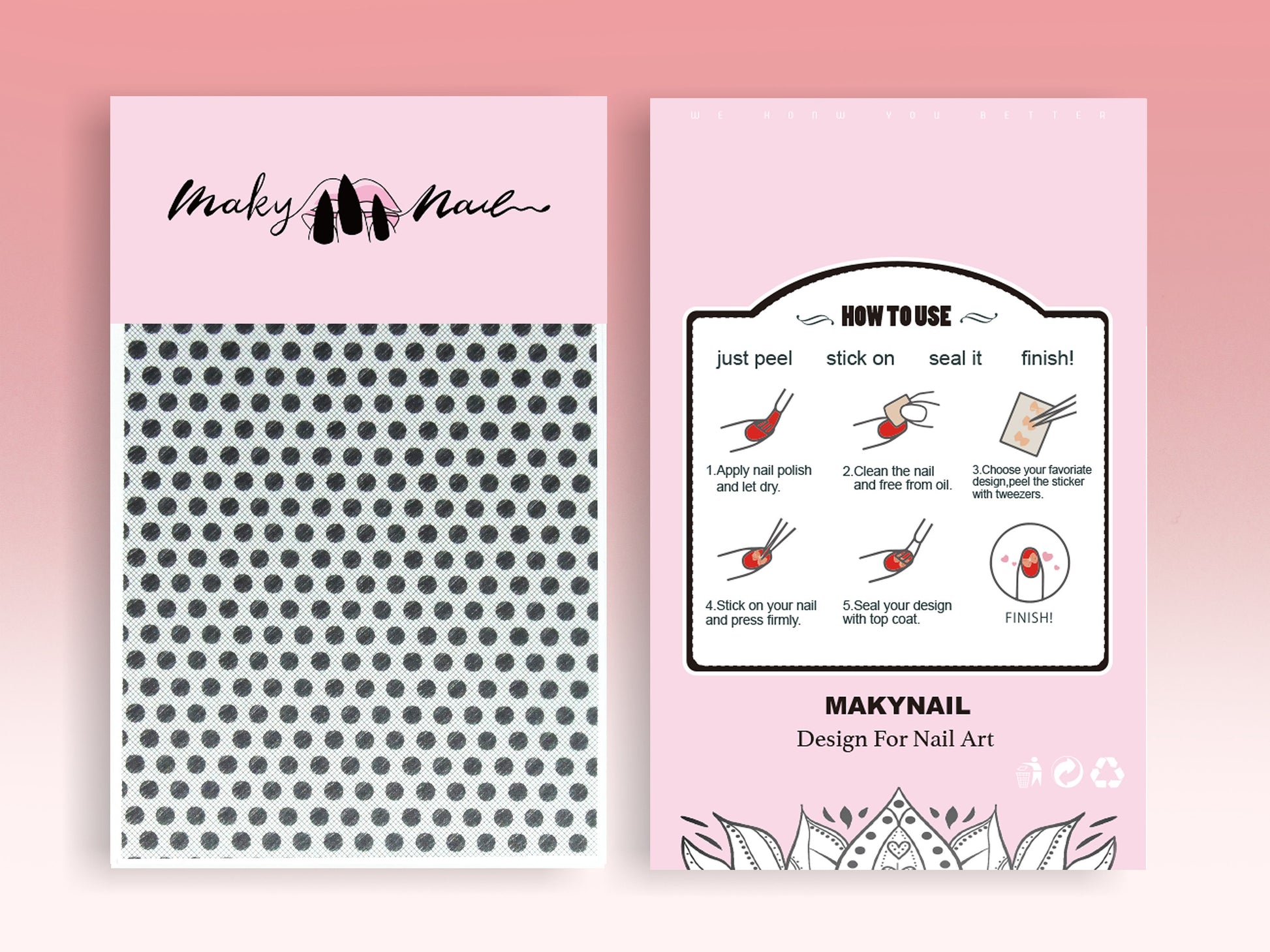 Bridal Dotting lace nail sticker/Butterfly Circle Dots 3D Nail Art Stickers Self Adhesive Decals/ Full Piece Ultra Thin Nail polish UV gel