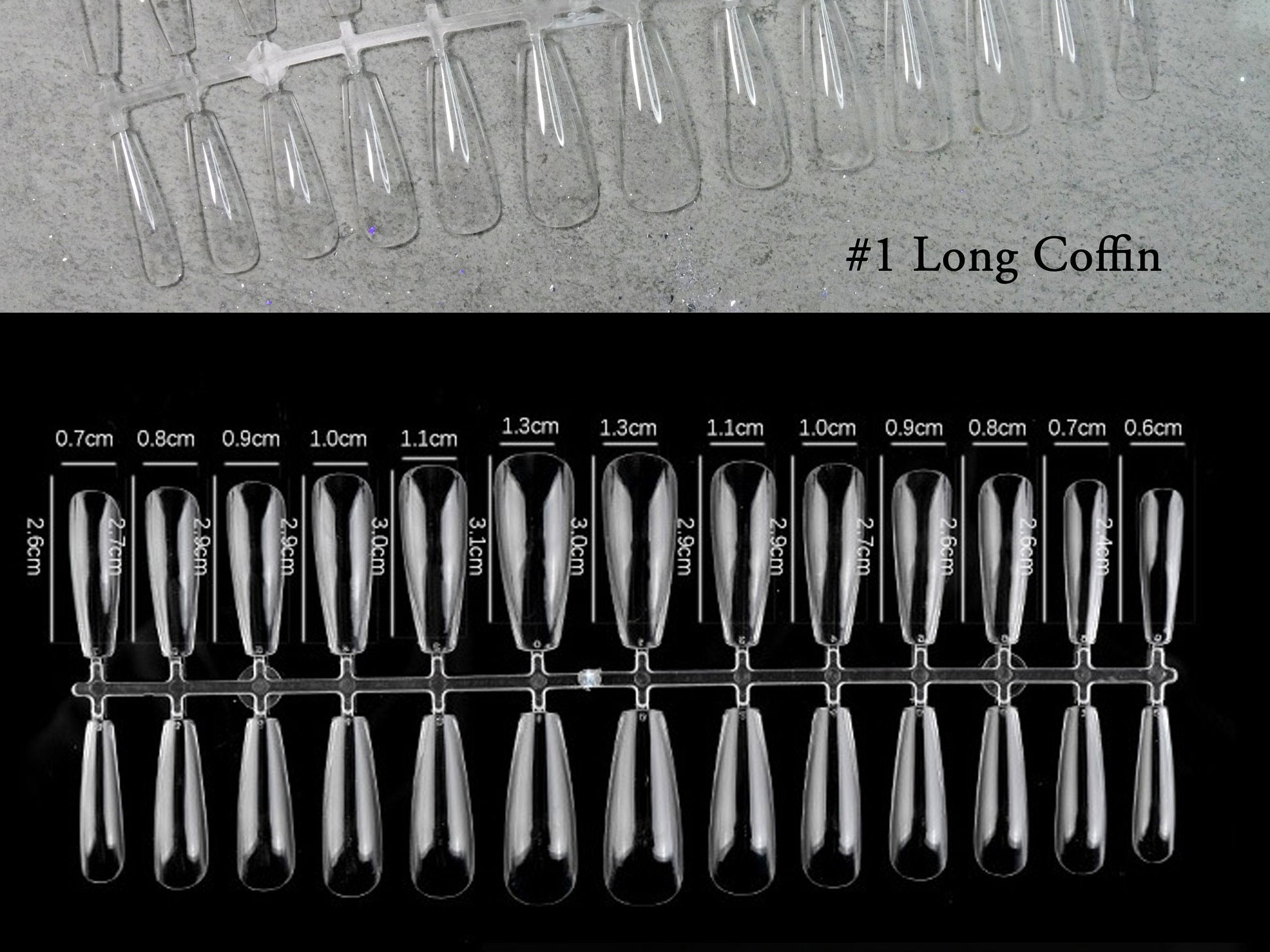 504pcs Soft Gel Tips Full Cover Coffin Stiletto Press on False Fake Nails Tips nail well tips/ Clear full Acrylic Nail Polish Manicure