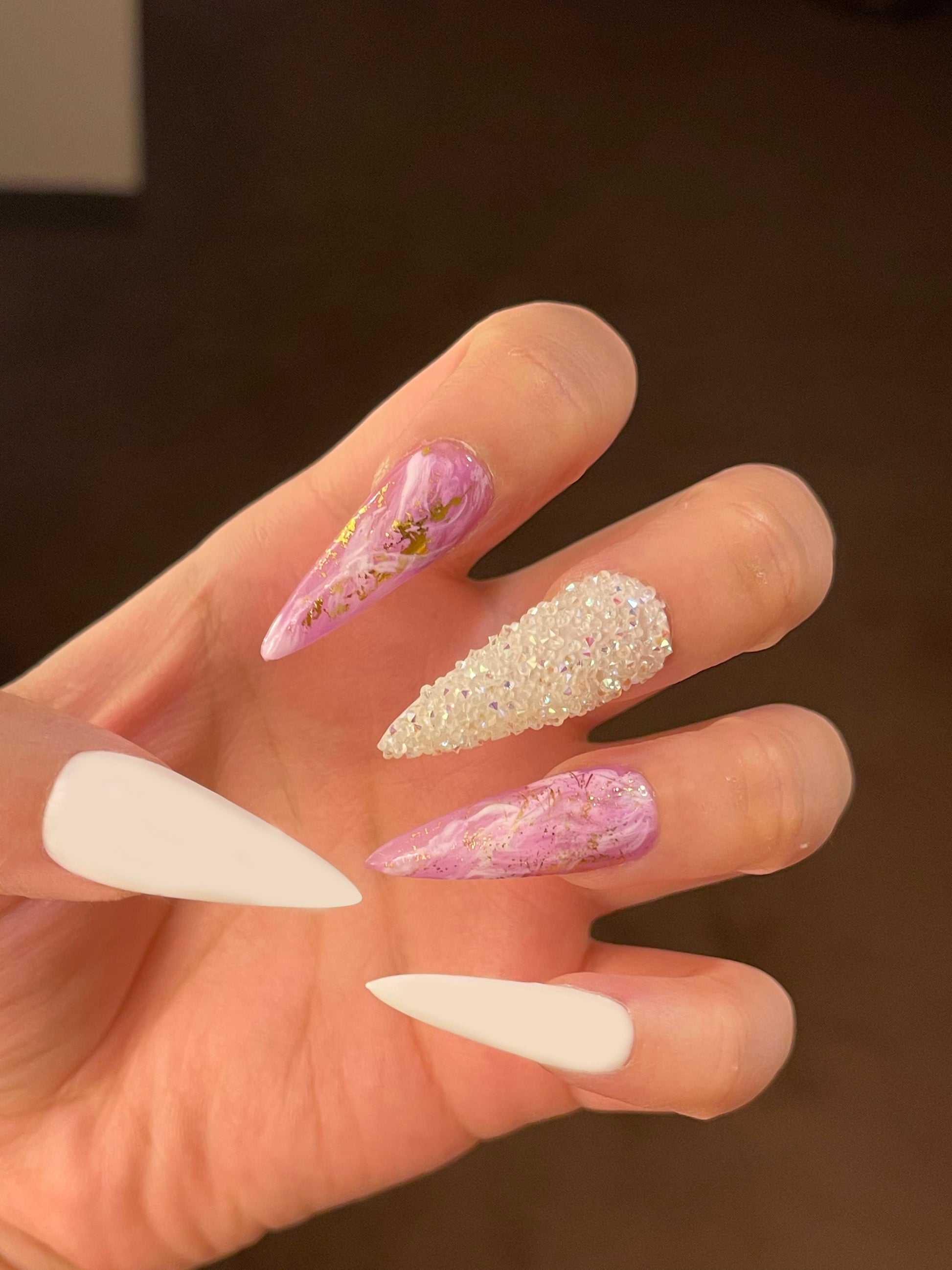 100 cm Metallic transfer paper Foil Nail Art Sticker Decal/ DIY Golden nail transferring mirrored foil design/silver nail, rose gold nail