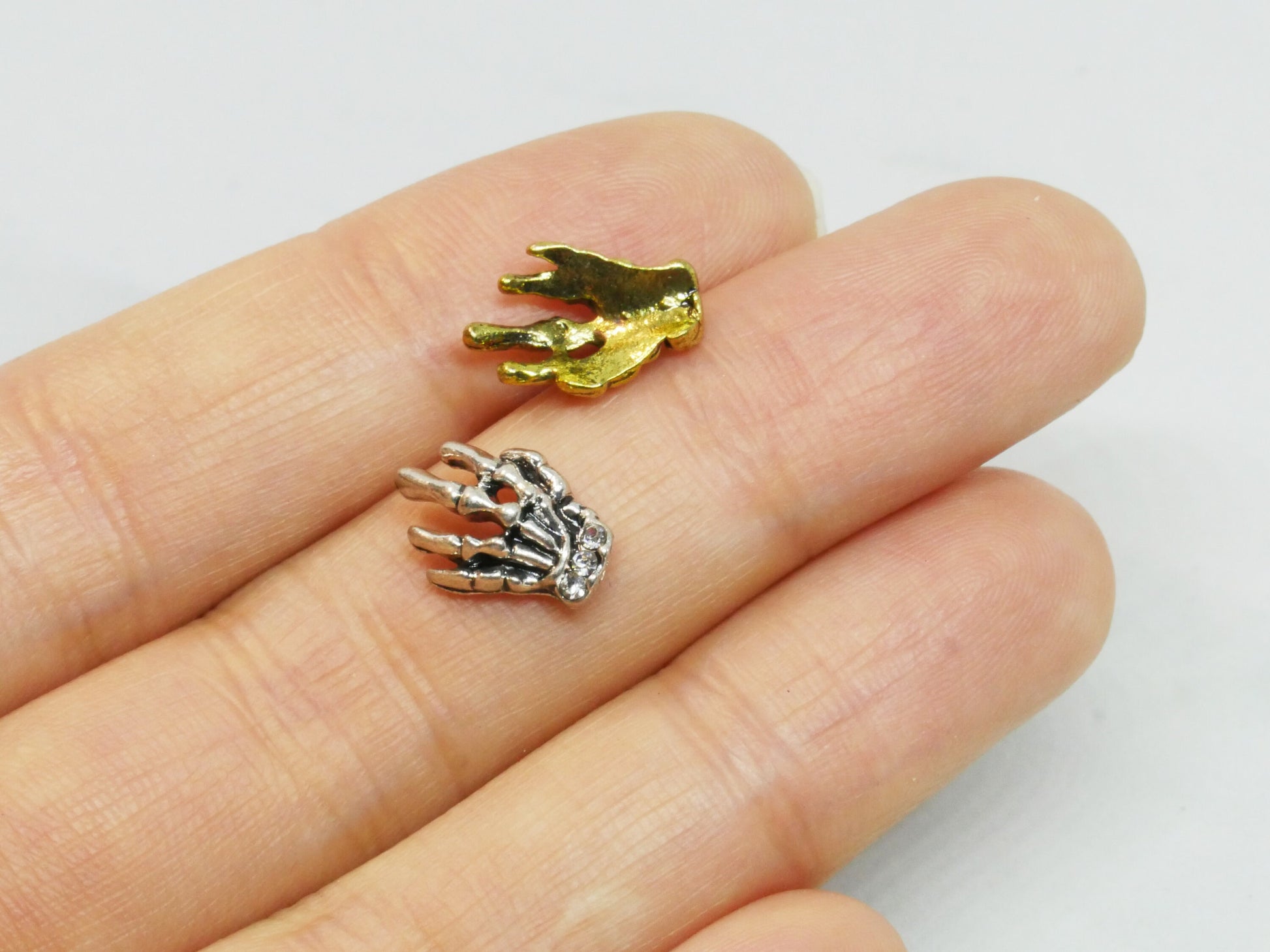 7pcs Halloween 3D Punk nail decoration