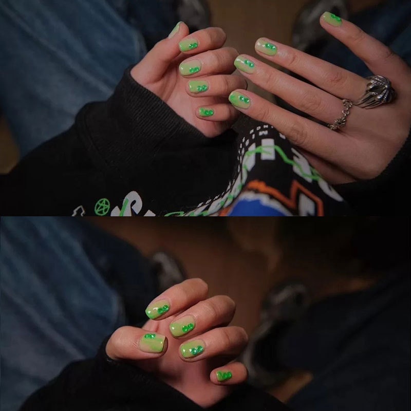 Mixed Glow in the Dark Neon Rhinestone/ Non Hot fix flat back nail Art Deco