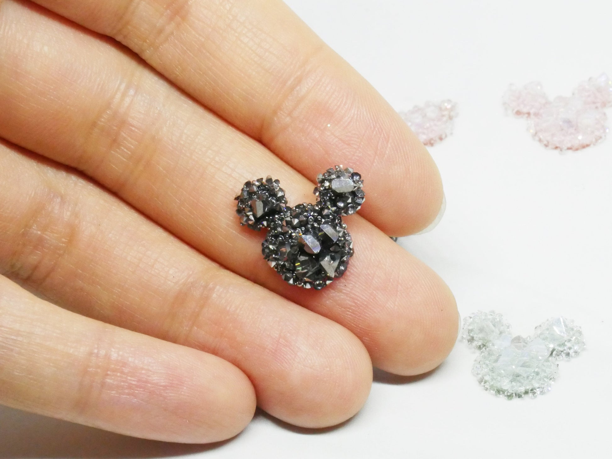 Beading Nail Ornament Decal/ 3D Handmade Instagram Influencer Nail Jewelry Fairy Tale Nail Art Mickey Mouse Butterfly Bow Tie